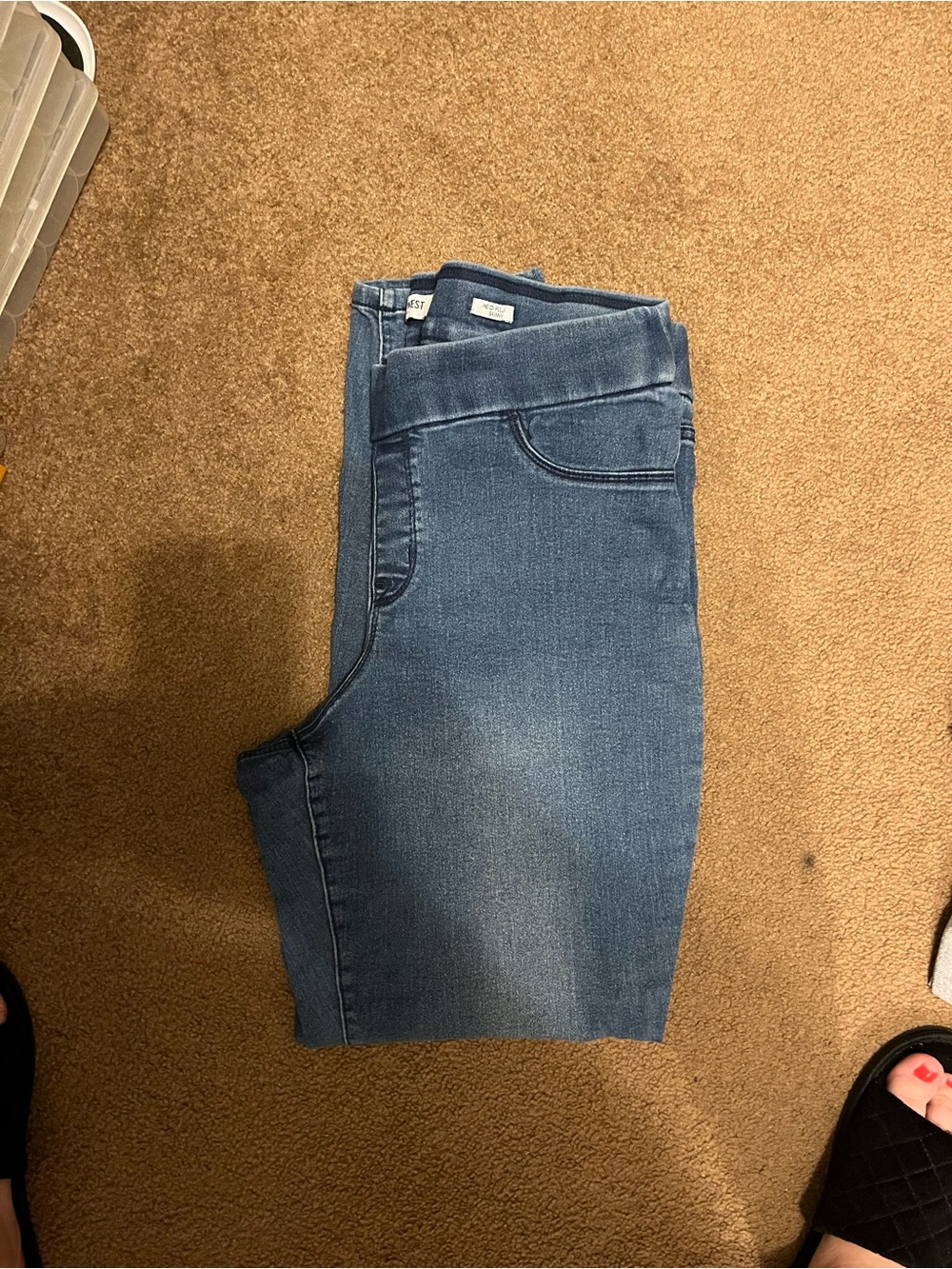Nine West Skinny Jeans in Medium Wash Blue